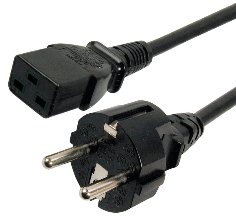 Power Cable Schuko/m - C19/f 1.8m