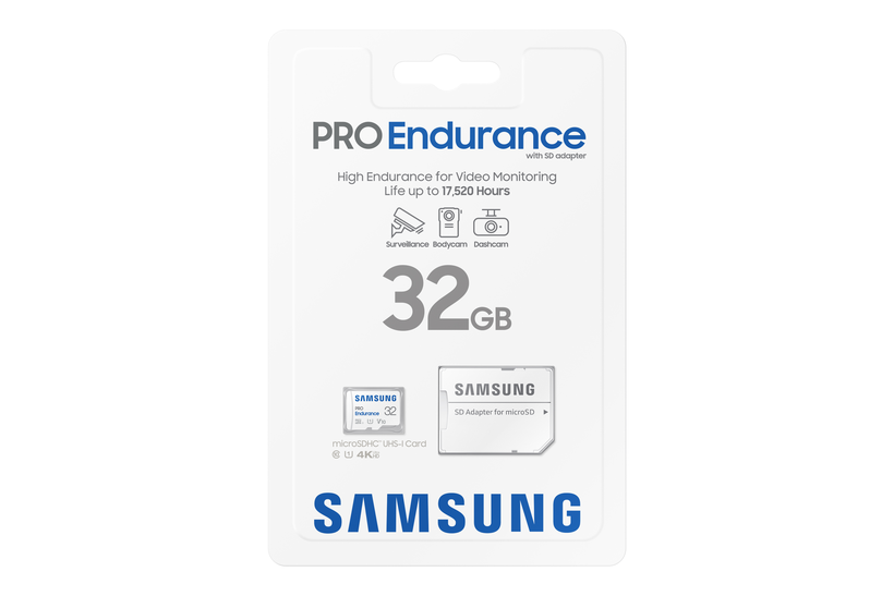MicroSDHC Samsung PRO Endurance 32 GB