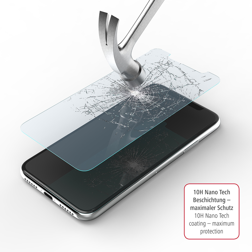 Hama iPhone 12 mini AntiBac 3D Scn. Prot