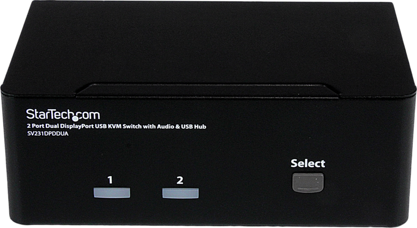 Switch KVM StarTech DP cab. doble 2 pt.
