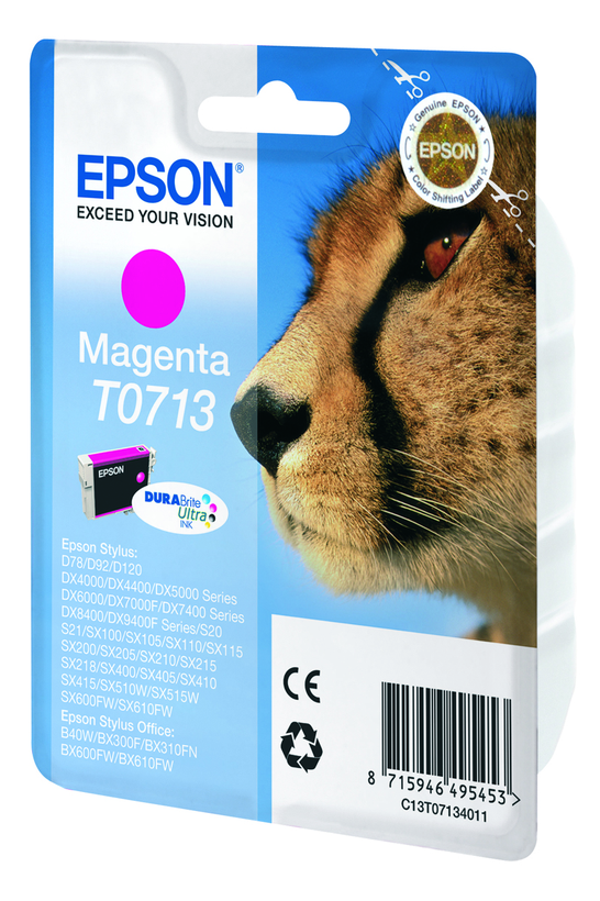 Inchiostro Epson T0713, magenta