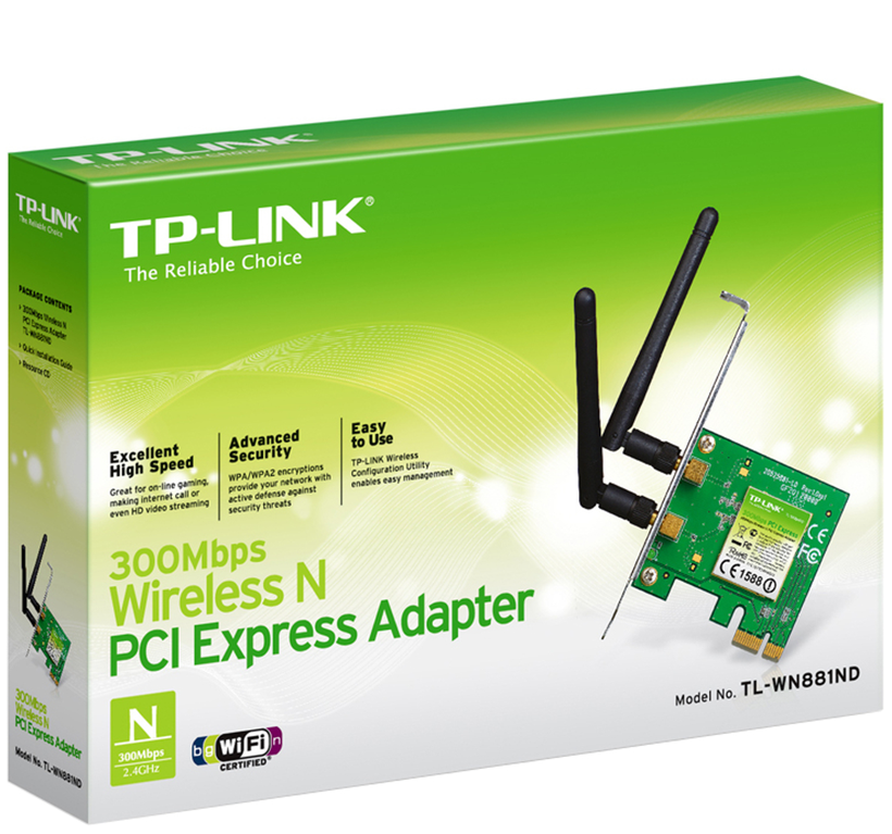 Adaptér TP-LINK TL-WN881ND WLAN PCIe