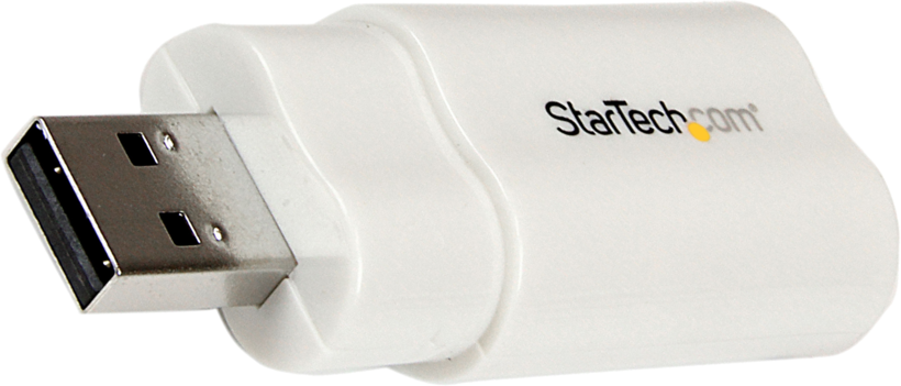 Adaptateur audio StarTech USB 2.0, blanc