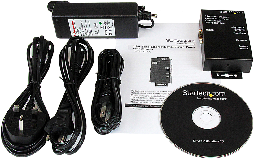 StarTech 1Port Seriell PoE Device Server