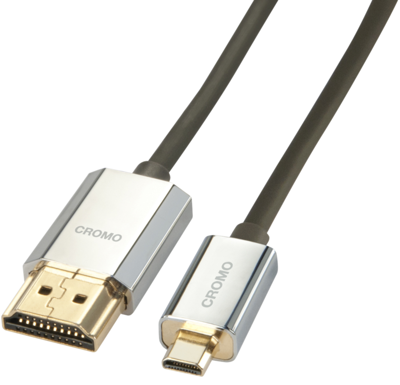LINDY HDMI - Micro HDMI Cable Slim 1m