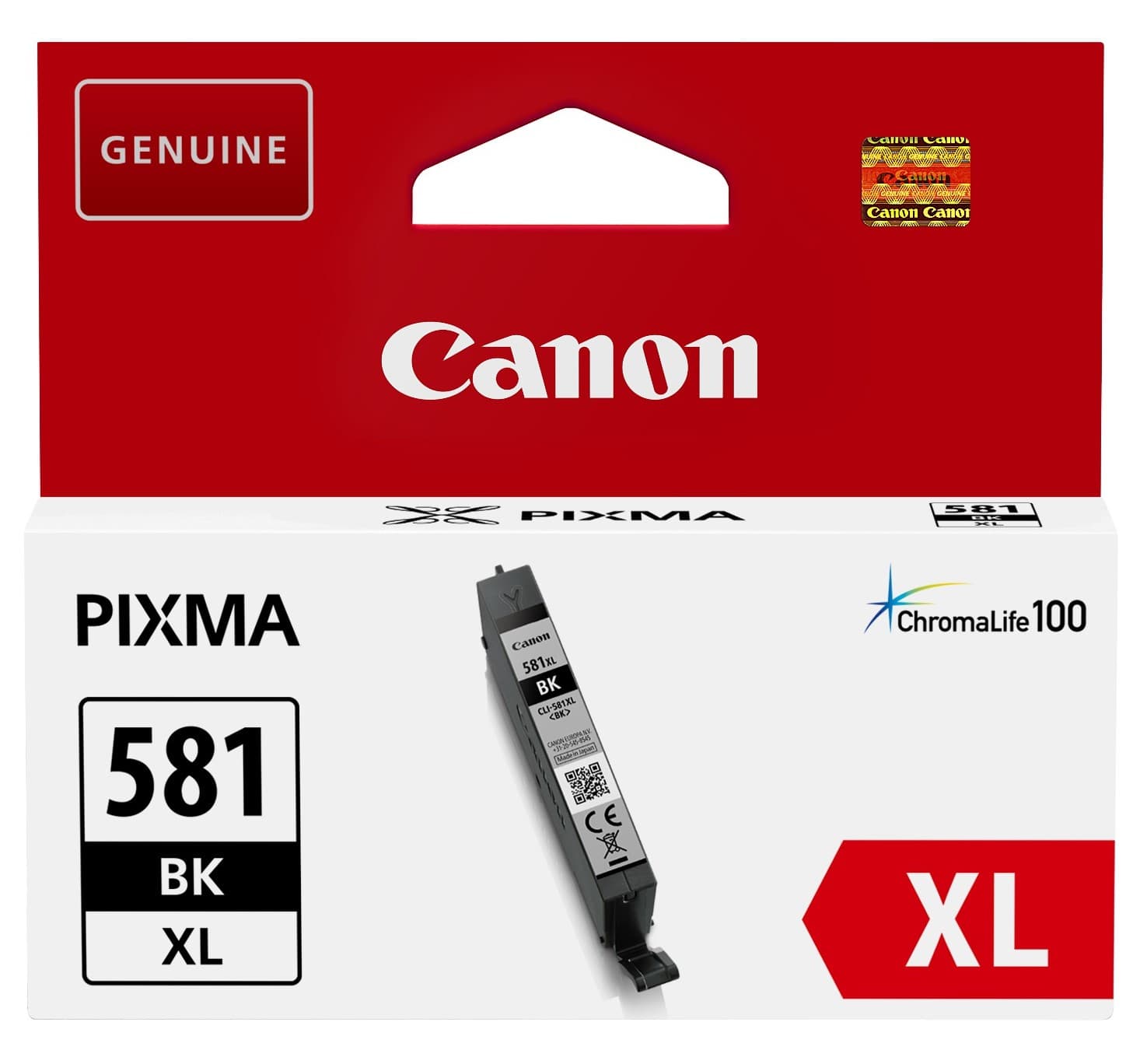 Tinteiro Canon CLI-581XL BK preto