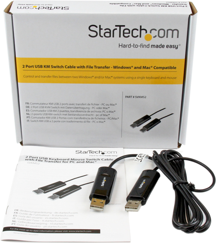 StarTech Cable ratón/teclado USB 2puert.