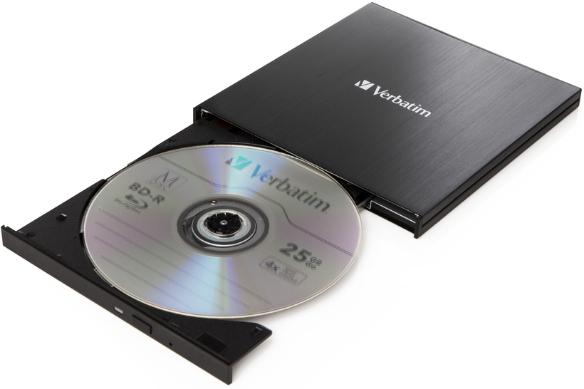 Graveur CD / DVD Verbatim externe slim