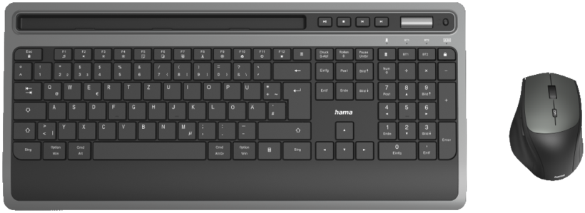 Hama KMW-600 Plus Keyboard and Mouse Set