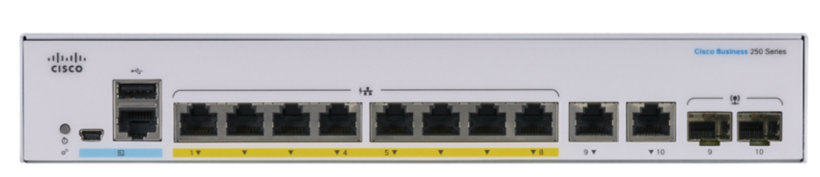 Cisco SB CBS250-8FP-E-2G Switch