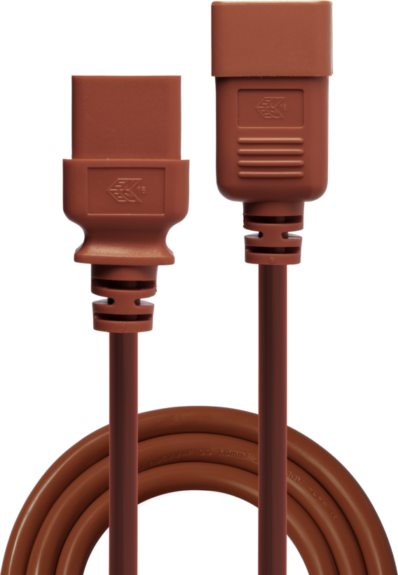 Power Cable C20/m - C19/f 2m Red