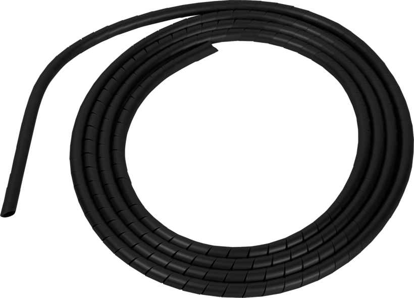 Spiralband schwarz 25m