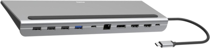 Hama USB-C - 2xHDMI+DP Dock