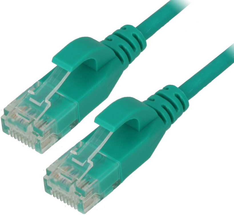 Patch Cable RJ45 U/UTP Cat6a 2m Green