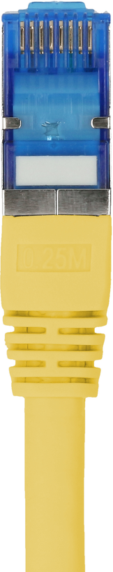 Câble patch RJ45 S/FTP Cat6a 3 m jaune