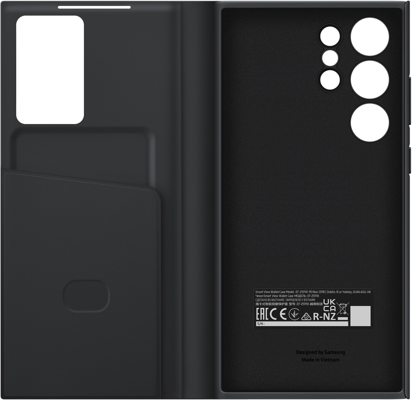 Samsung S23 Ultra Smart View Case Black