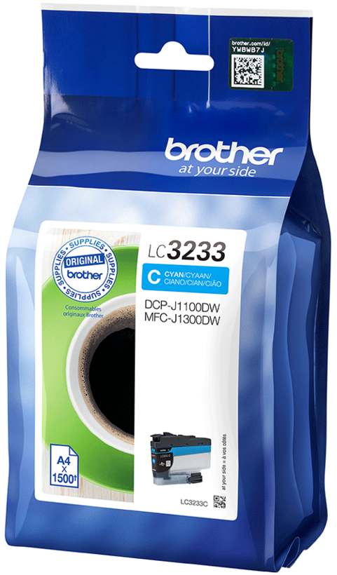 Encre Brother LC-3233C, cyan