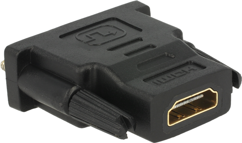 DVI-D - HDMI m/f adapter, fekete