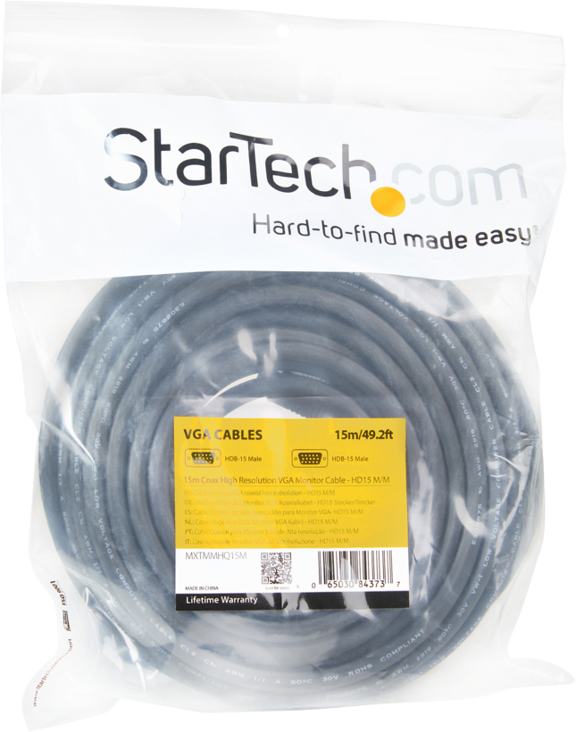 Kabel StarTech VGA 15m