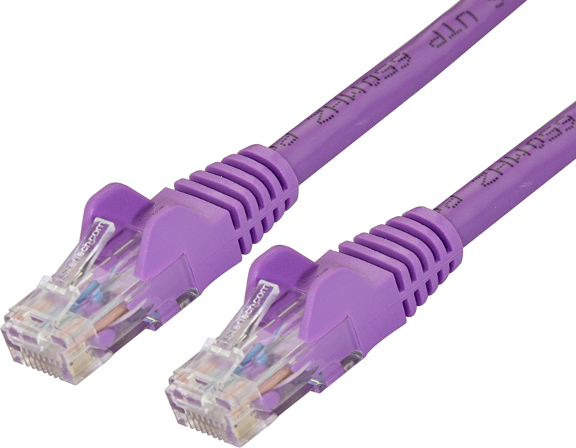 Cable patch RJ45 U/UTP Cat6 1 m lila