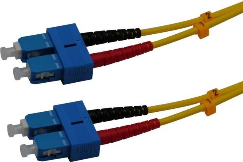 Câble patch FO duplex SC-SC, 1 m, 50 µ