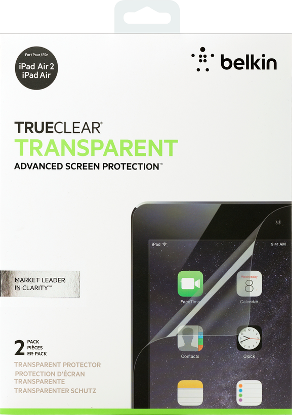 Pelíc. prot. Belkin TrueClear iPad Air 2