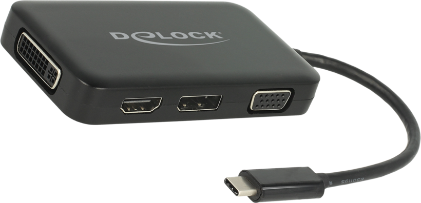 Adapter USB Type-C - VGA/HDMI/DVI-D/DP
