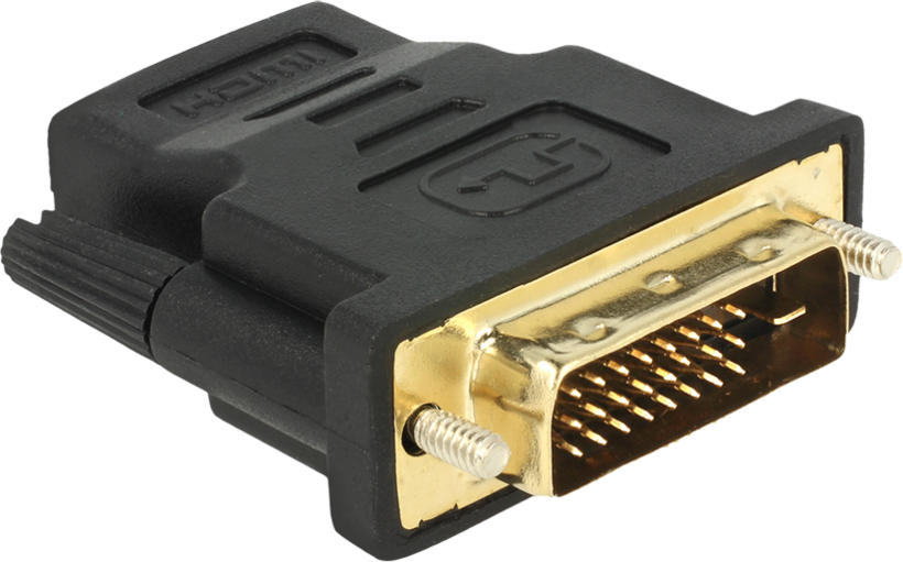 DVI-D - HDMI m/f adapter, fekete