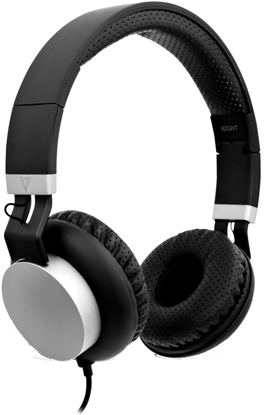 V7 Premium Stereo-Kopfhörer schwarz