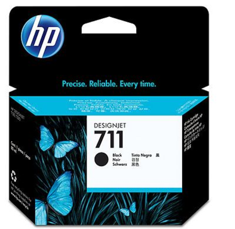 HP 711 tinta 80 ml fekete