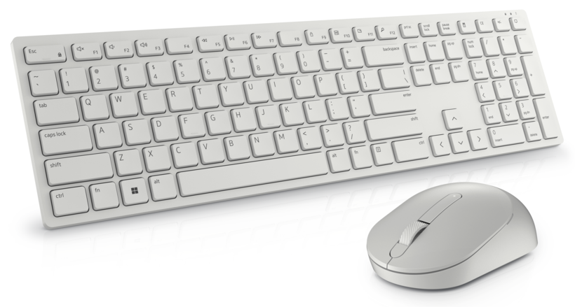 Dell KM5221W Keyboard + Mouse Set White