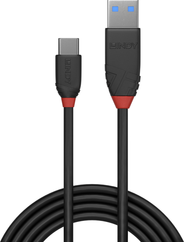 LINDY USB-A to USB-C Cable 0.15m