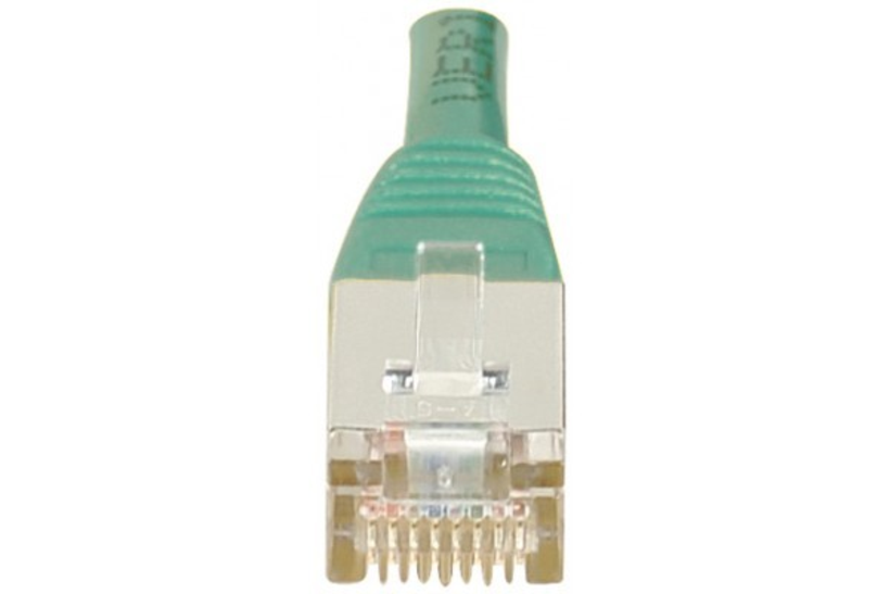Cable patch RJ45 F/UTP Cat6 green 0,5m