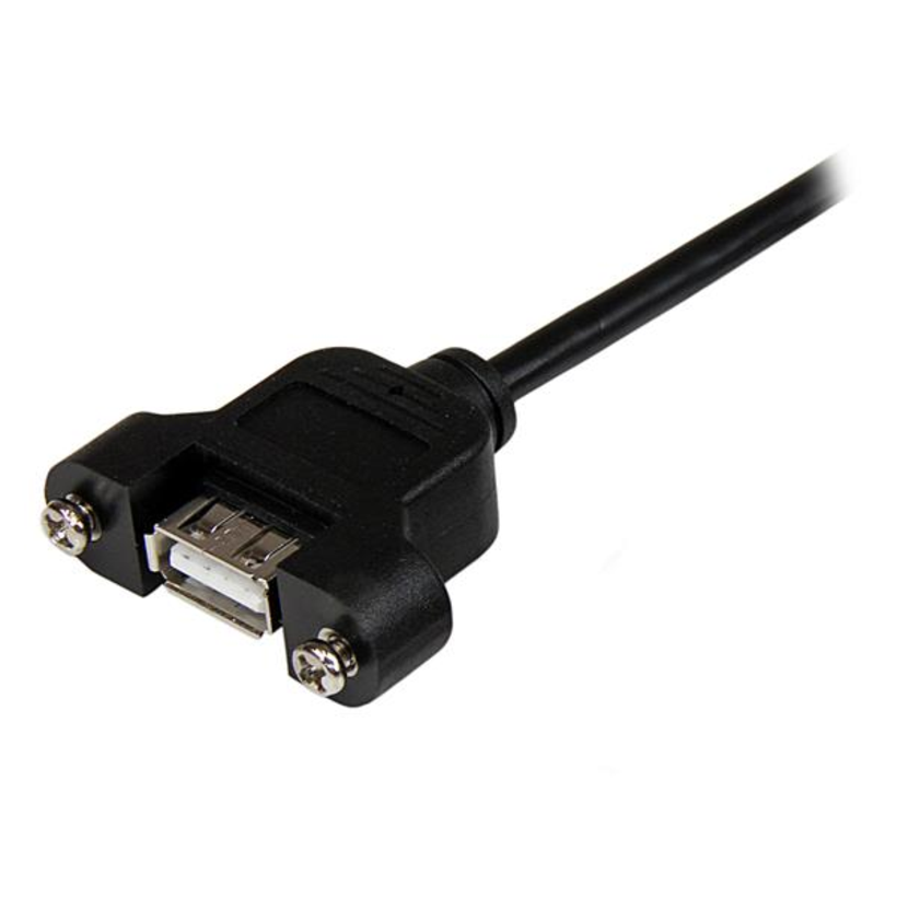 StarTech USB-A Panel Mount Cable 60cm