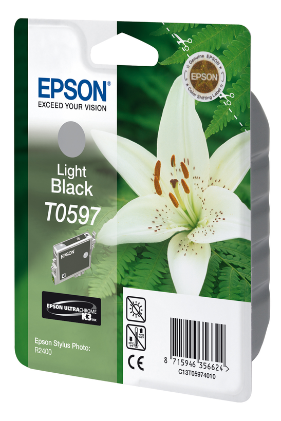 Epson T0597 tinta, szürke