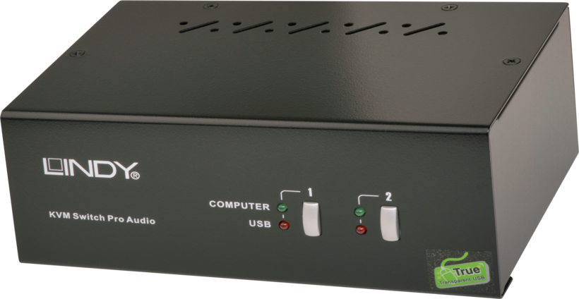 LINDY KVM Switch Pro 2-port DVI DualHead
