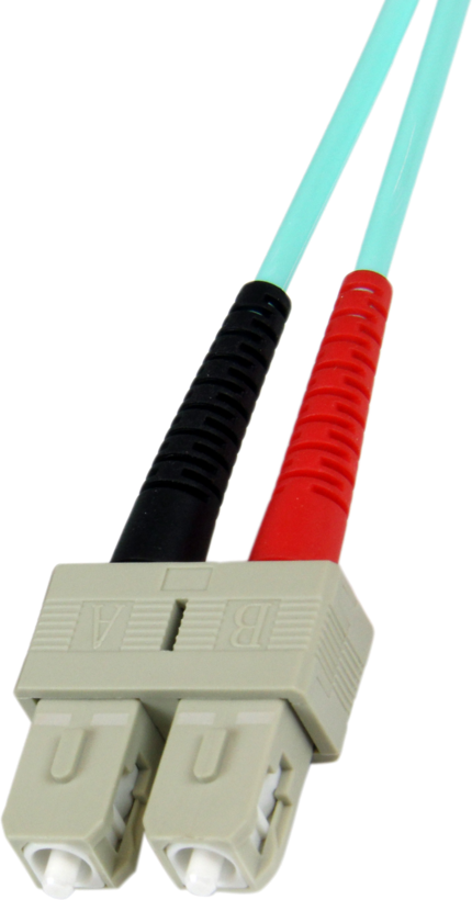 Câble patch FO duplex LC-SC 2 m 50/125µ