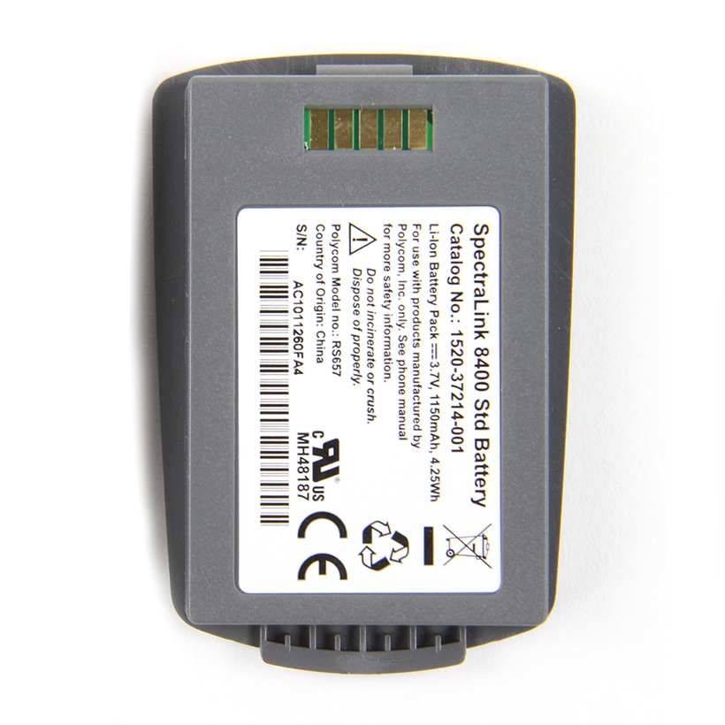 SpectraLink 8400 Series Standard Battery