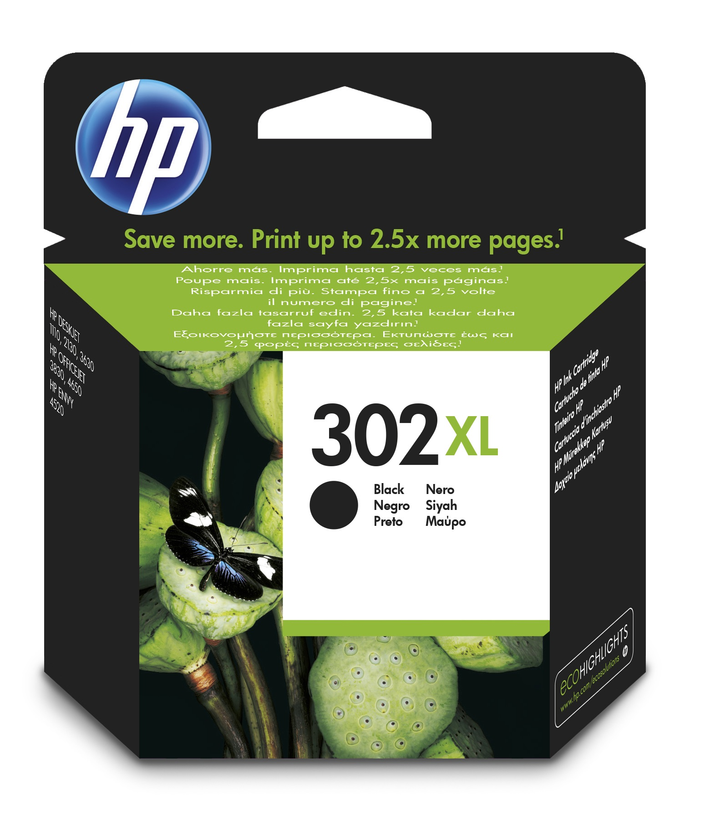 HP 302XL tinta fekete