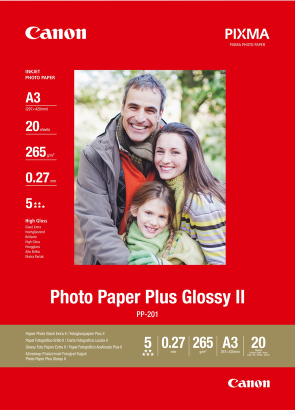 Canon PP-201 Glossy II A3 Fotopapier