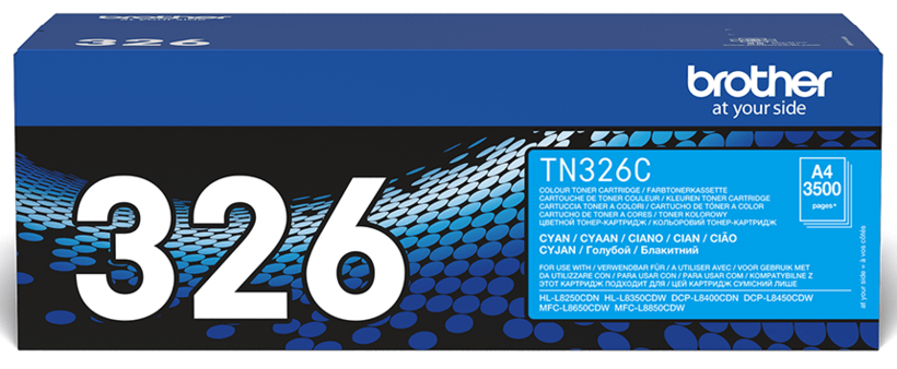 Toner Brother TN-326C ciano