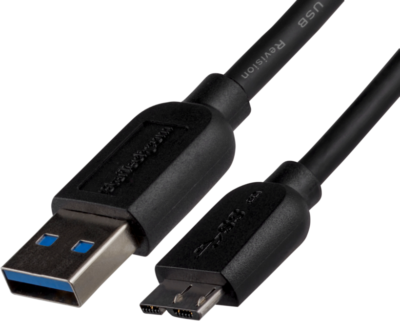 Câble USB StarTech type A - microB, 3 m
