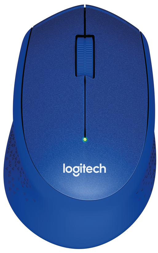 Logitech M330 Silent Plus Maus blau
