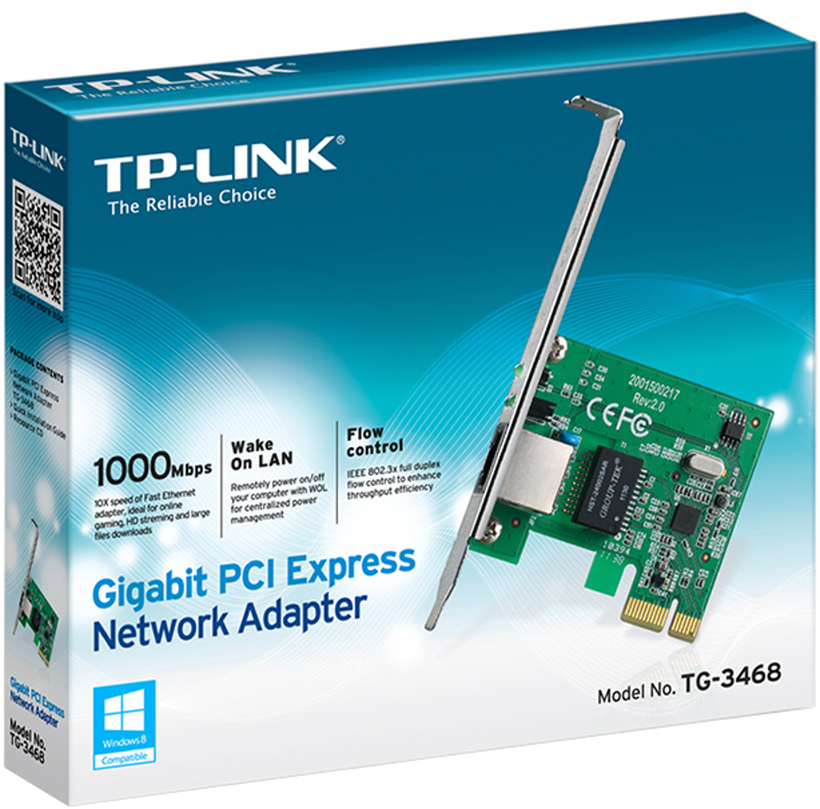 TP-LINK TG-3468 Gigabit PCIe Adapter