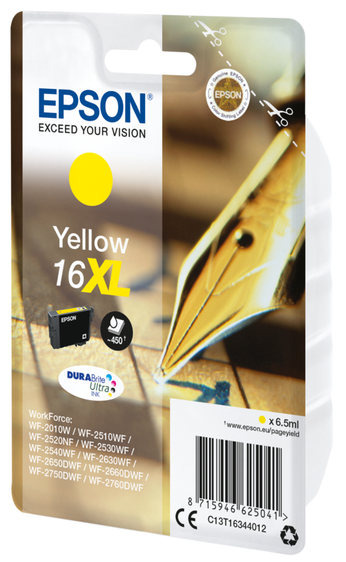 Inchiostro Epson 16XL giallo