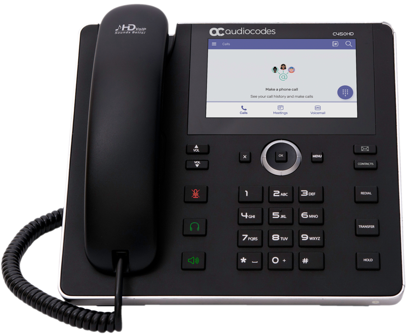 Telefone IP AudioCodes C450HD PoE