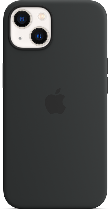 Capa silicone Apple iPhone 13 meia-noite