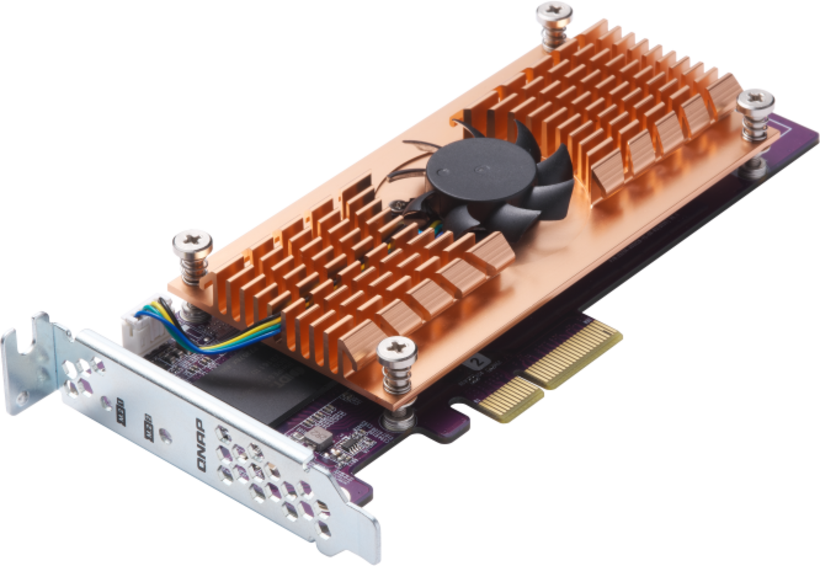 Scheda espans. SSD M.2 PCIe duale QNAP