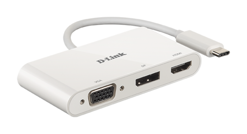 D-Link DUB-V310 USB-C Adapter 3-w-1