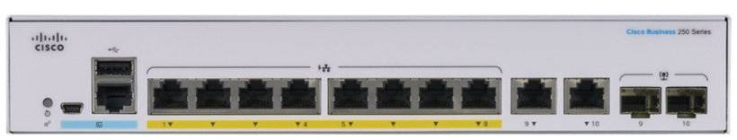 Cisco SB CBS250-8P-E-2G Switch